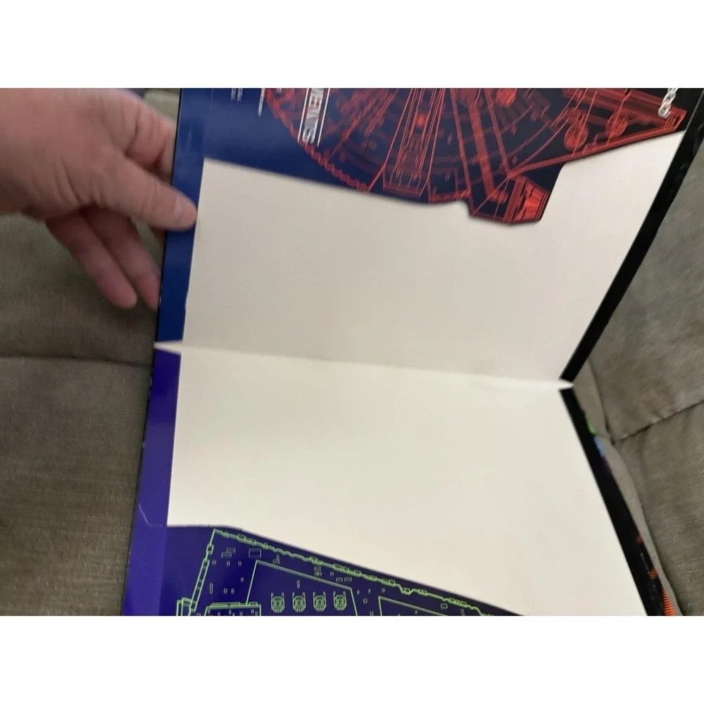 Vtg 1996 NOS Mead Star Wars 12x9 Portfolio School 4 Folder Lot read UNPUNCHED